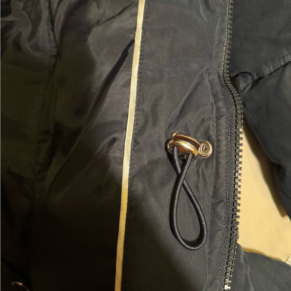 Nautica Dark Blue Puffer Jacket with Faux Fur Hood - Picture 8 of 9